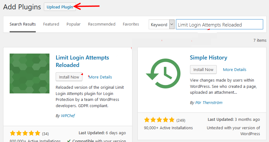 Download and install Limit Login Attempts｜YuanJhen Blog