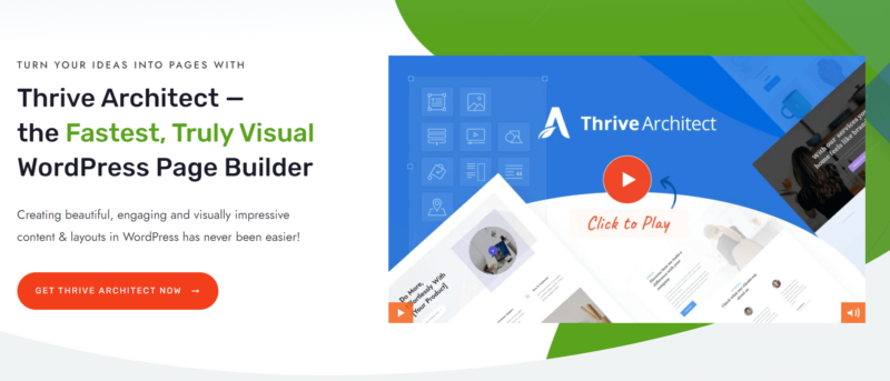 WordPress Landing Page Plugins — Thrive Architect |YuanJhen blog