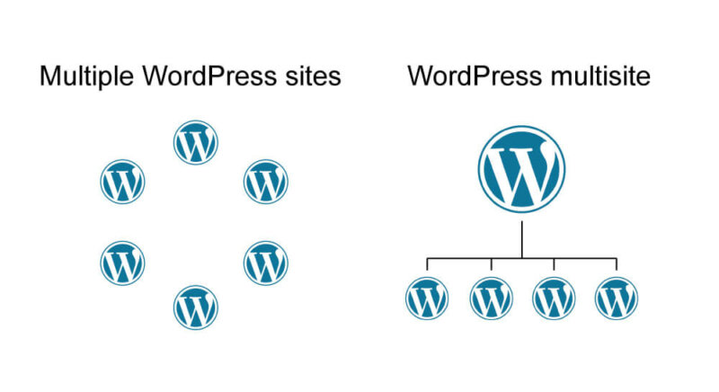wordpress multiple site and wordpress single site