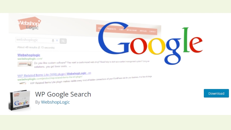 WP Google Search is WordPress search plugin | YuanJhen Blog