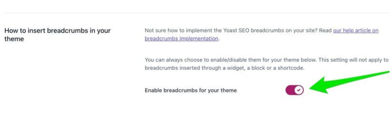 Breadcrumbs in WordPress using Yoast | YuanJhen blog