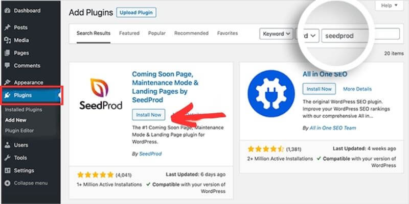 add SeedProd plugin in WordPress to create free landing page | YuanJhen blog